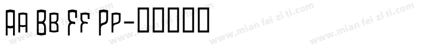 Aa Bb Ff Pp字体转换